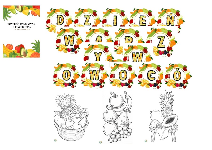DZIEŃ WARZYW I OWOCÓW.