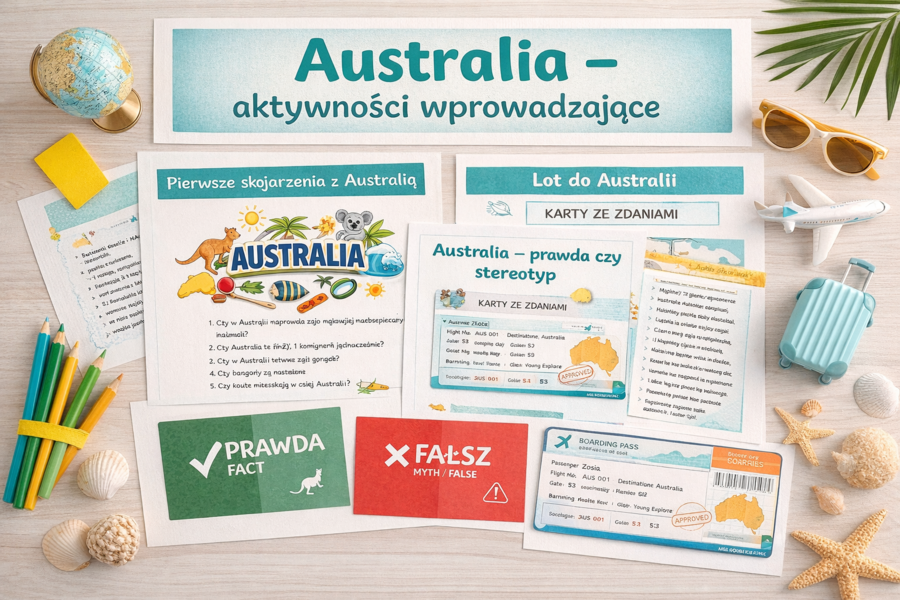 Australia - aktywności wprowadzające