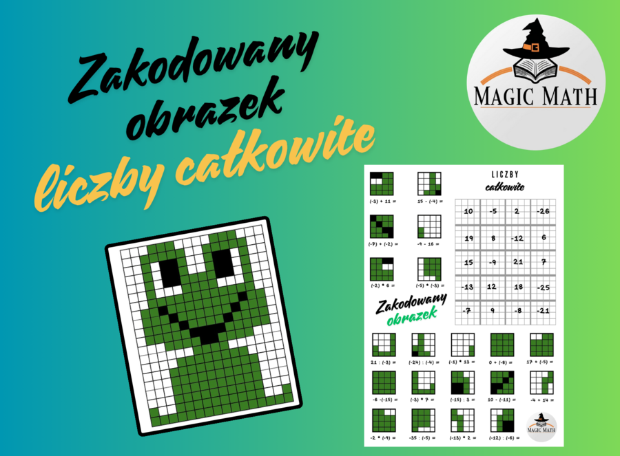 Zakodowany obrazek - działania na liczbach całkowitych