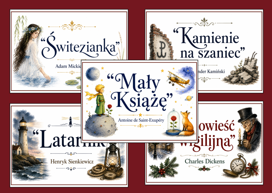 📚NASZE LEKTURY - gazetka szkolna – 23 strony