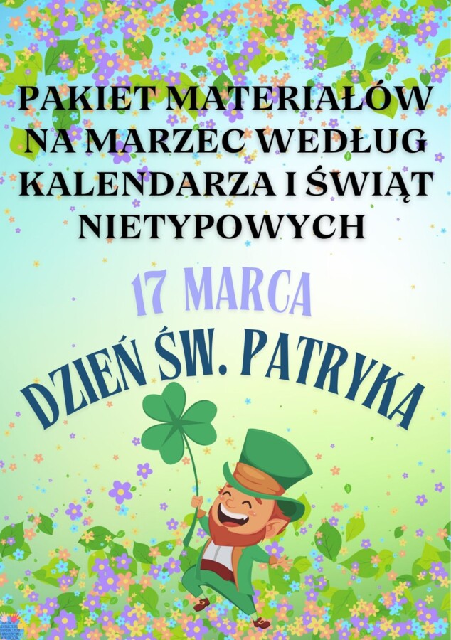 PAKIET MATERIAŁÓW NA MARZEC WEDŁUG KALENDARZA ŚWIĄT I DNI NIETYPOWYCH