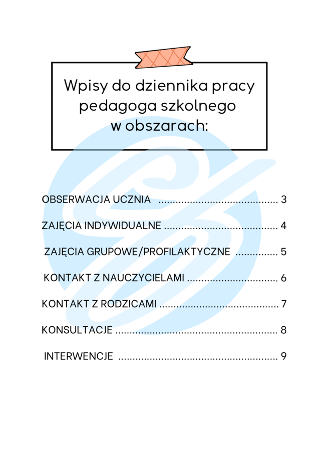 Pedagog szkolny – przykładowe wpisy do dziennika szkoła średnia