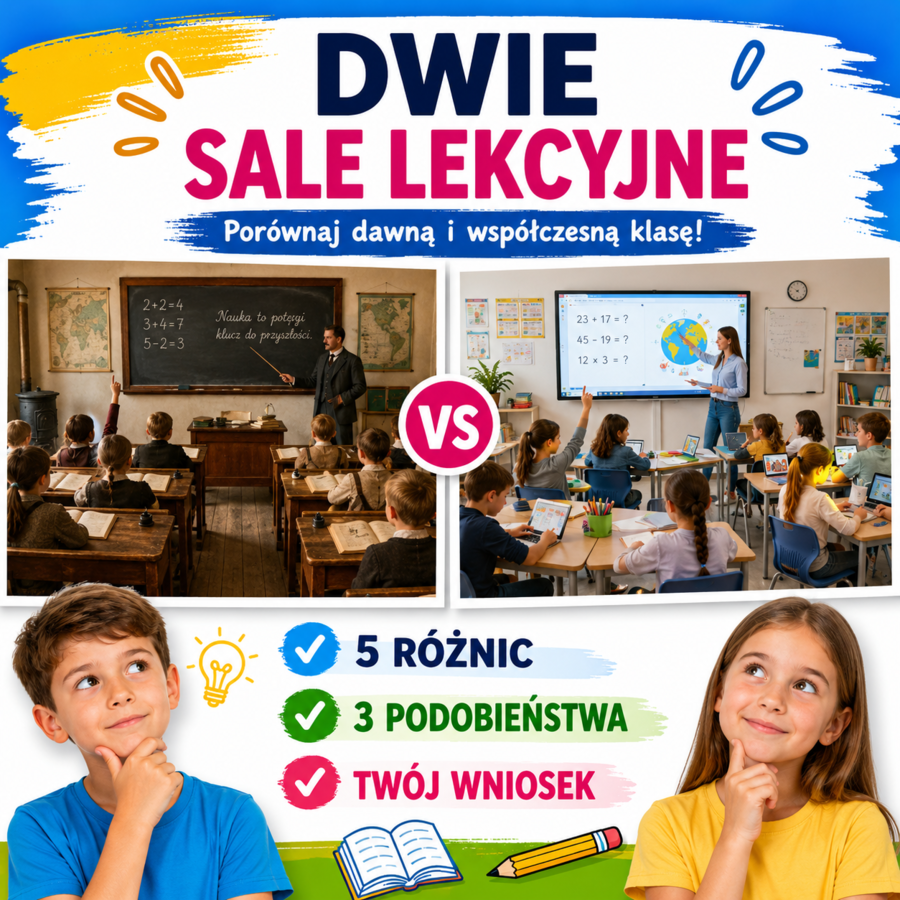 Dwie sale lekcyjne