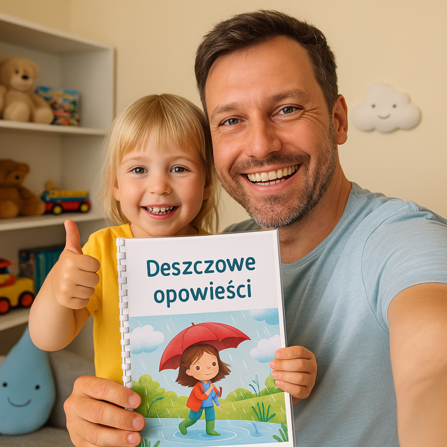 „Deszczowe opowieści” – książka ilustrowana dla dzieci