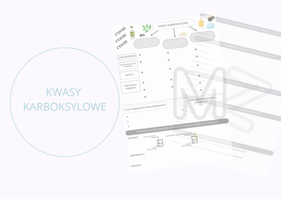 Karta pracy - KWASY KARBOKSYLOWE