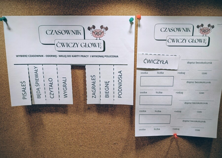 Czasownik na języku polskim - klasa 4.