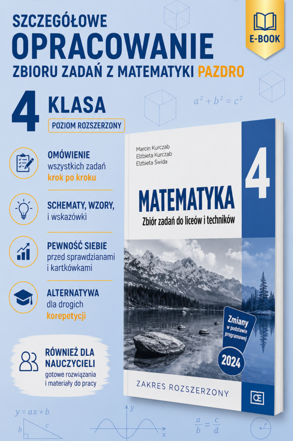 Opracowanie zbioru zadań Pazdro 4R