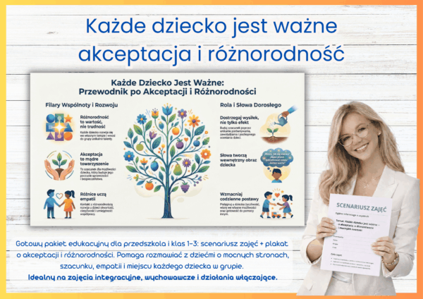 Każde dziecko jest ważne – akceptacja i różnorodność