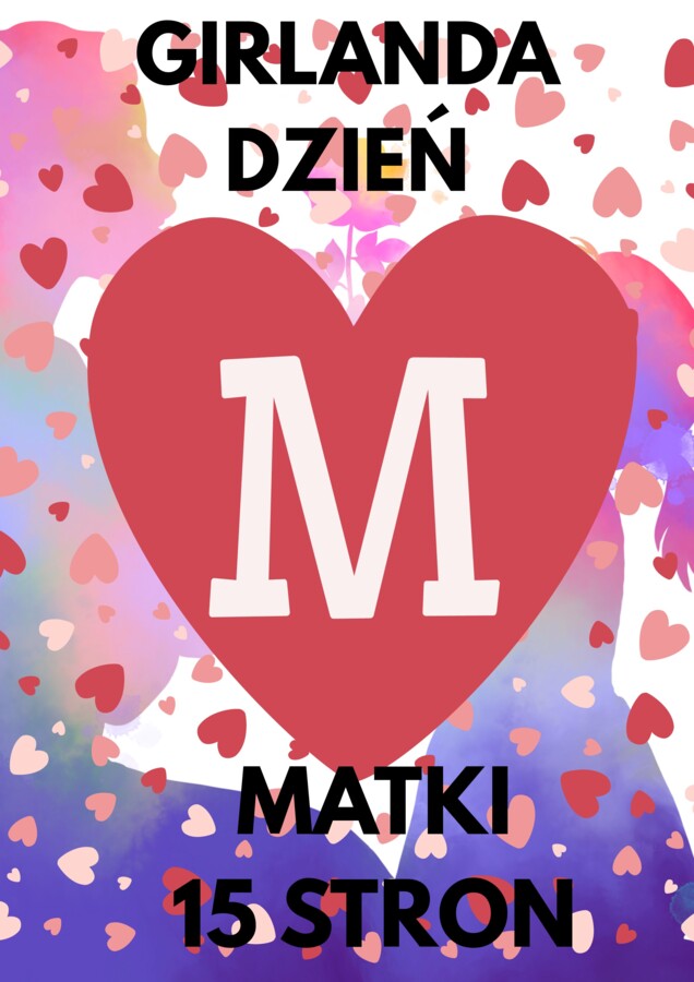 GIRLANDA DZIEŃ MATKI 15 stron