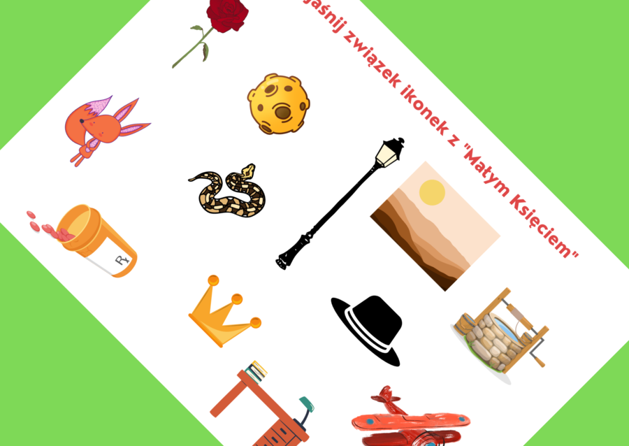 "MAŁY KSIĄŻĘ" - ikonki