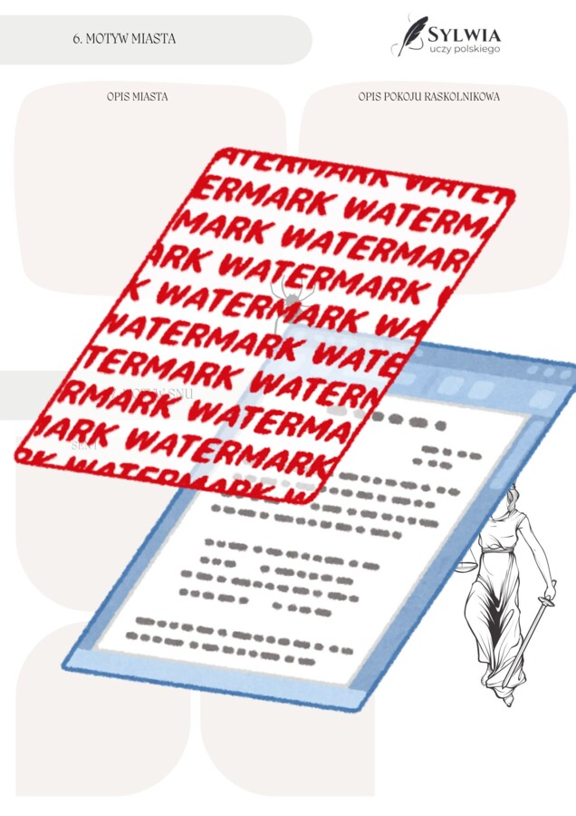 📒Notatnik maturalny „Zbrodnia i kara" Fiodor Dostojewski