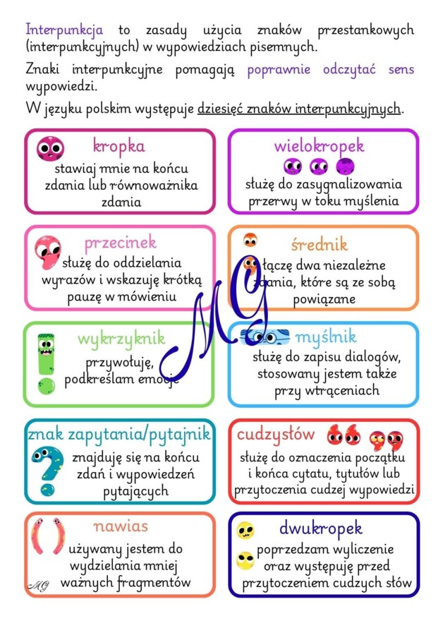 Znaki interpunkcyjne