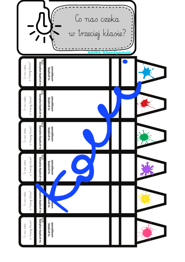Co nas czeka w klasie1,2,3- pakiet