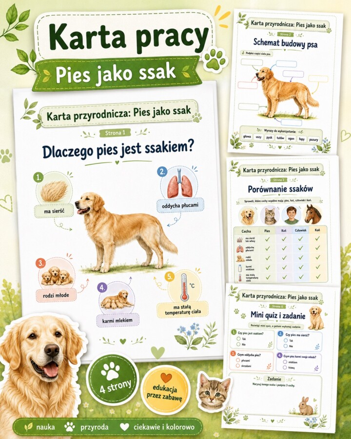 Pies jako ssak