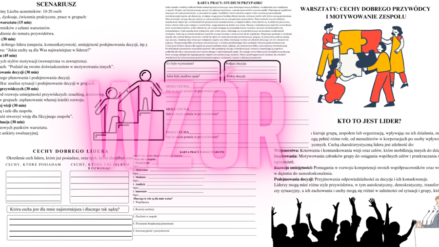 Warsztaty: Cechy dobrego przywódcy i motywowanie zespołu - Materiały Edukacyjne