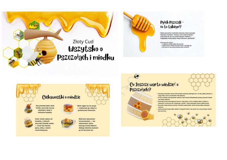 Dzień pszczoły, prezentacja, gazetka, kolorowanka XXL