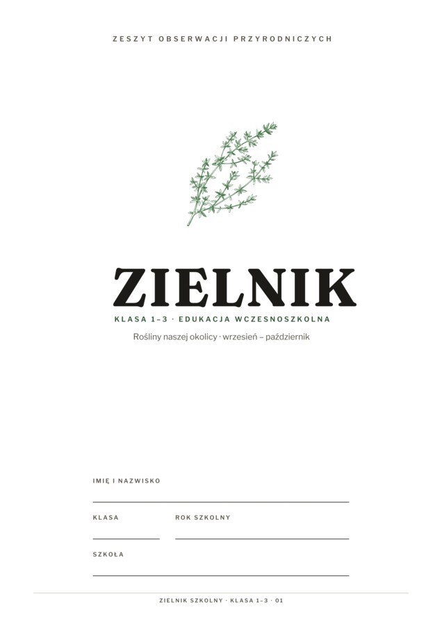 Zielnik szkolny – klasy 1-3 | przyroda