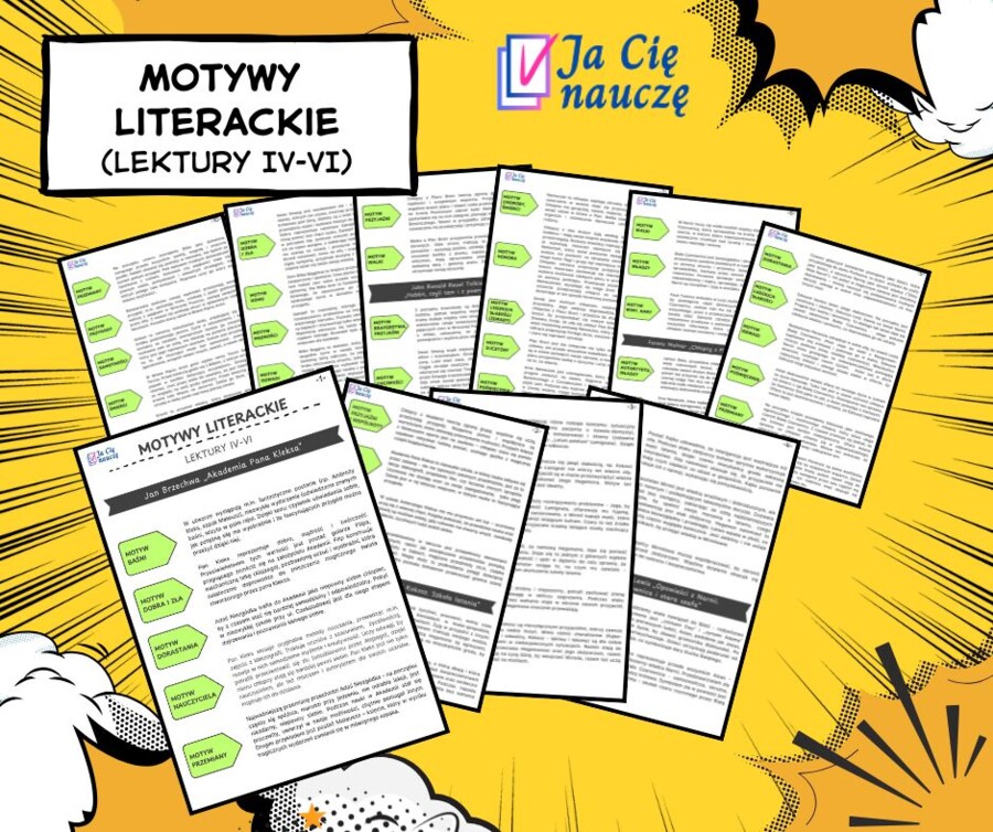 Język polski. Motywy literackie (lektury IV-VI)
