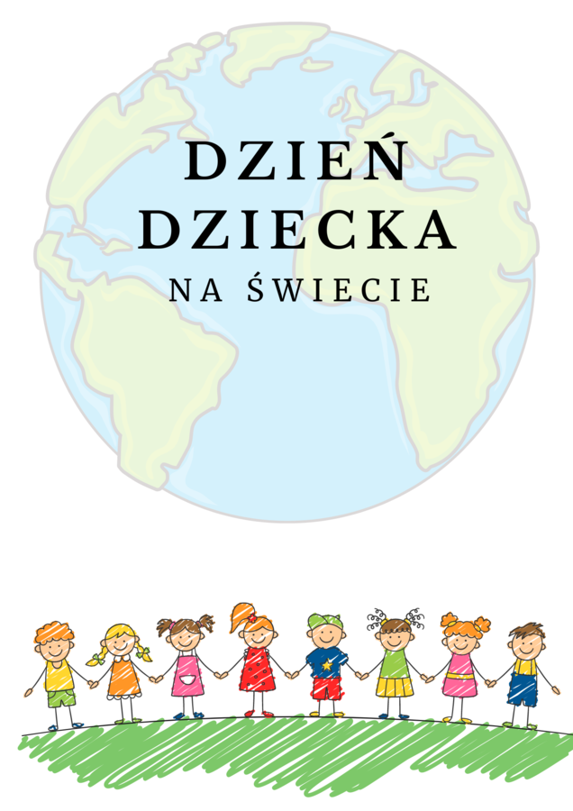 Dzień Dziecka- plakat XXL, 2 wersje napisów, gazetka "Dzień Dziecka na świecie", fotobudka