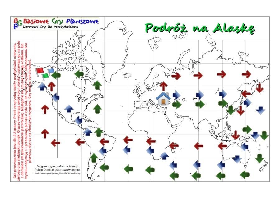 Podróż na Alaskę – Gra planszowa