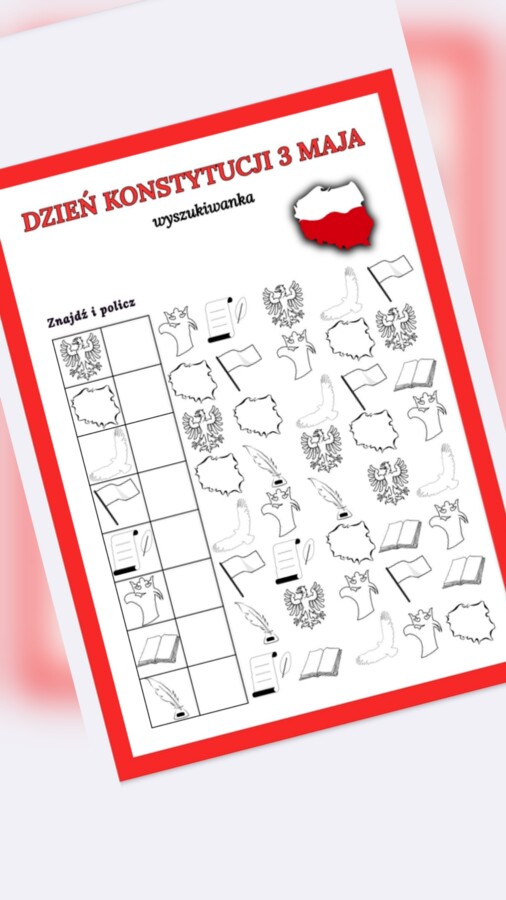 Konstytucja 3 maja - karta pracy