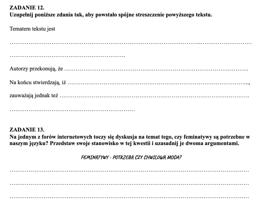 E8 - czytanie tekstu popularnonaukowego/publicystycznego