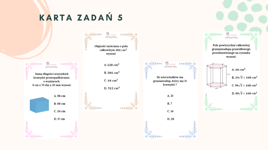 KARTA ZADAŃ 5