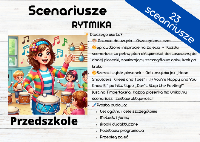Rytmika - Pakiet 23 scenariuszy