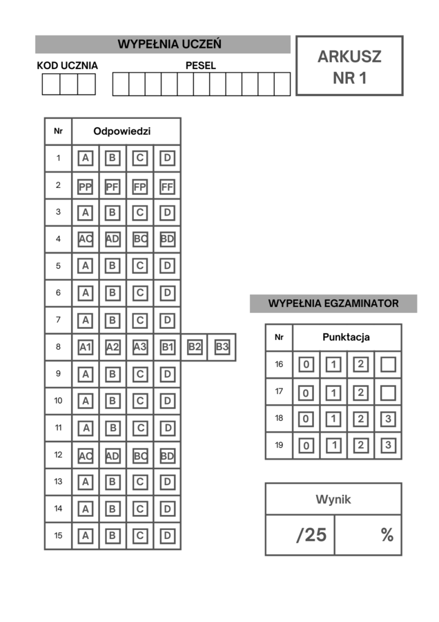 Próbny egzamin ósmoklasisty - matematyka (egzamin, 8 klasa) wersja 2023/2024