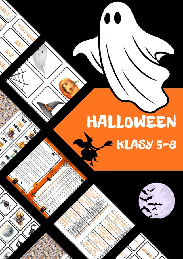 Halloween dla klas 4-8 (j.angielski)