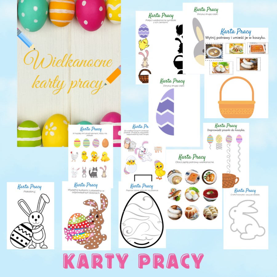Wielkanoc- Karty Pracy