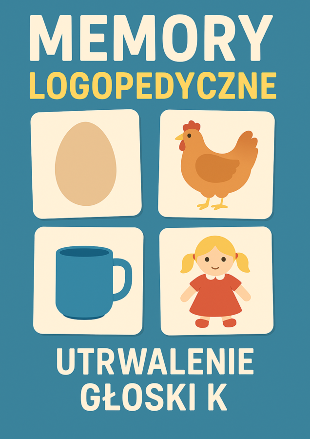 Memory logopedyczne – Utrwalenie głoski „K”