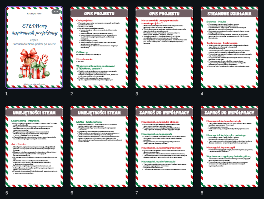 STEAMowy inspirownik projektowy - część 1 Bożonarodzeniowa podróż po świecie