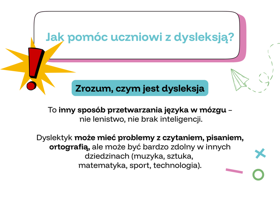 Gazetka z okazji Europejskiego Tygodnia Świadomości Dysleksji (16 planszy A4)