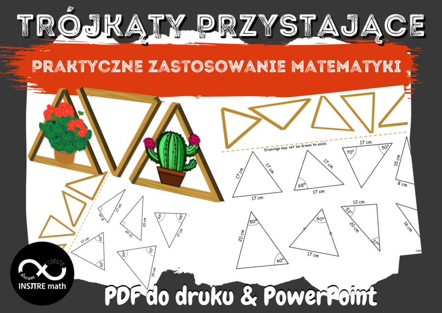 Przystawanie trójkątów. Projektant mebli. Trójkąty przystające. Praktyczne zastosowanie matematyki.