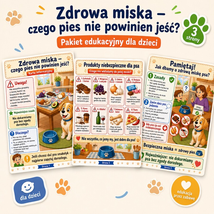 Zdrowa miska — czego pies nie powinien jeść?