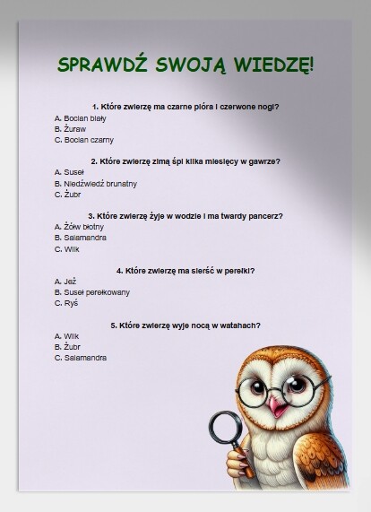 Gatunki chronione, zagrożone wyginięciem