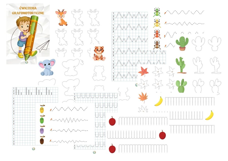 ĆWICZENIA GRAFOMOTORYCZNE