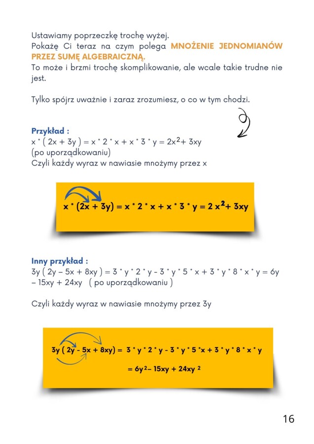 WYRAŻENIA ALGEBRAICZNE - z Matixem do E8