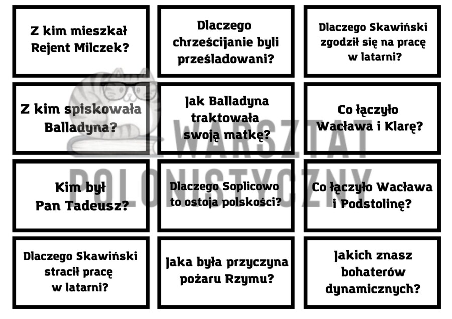 Lekturowe 8 sekund dla ósmoklasistów - klasyczne