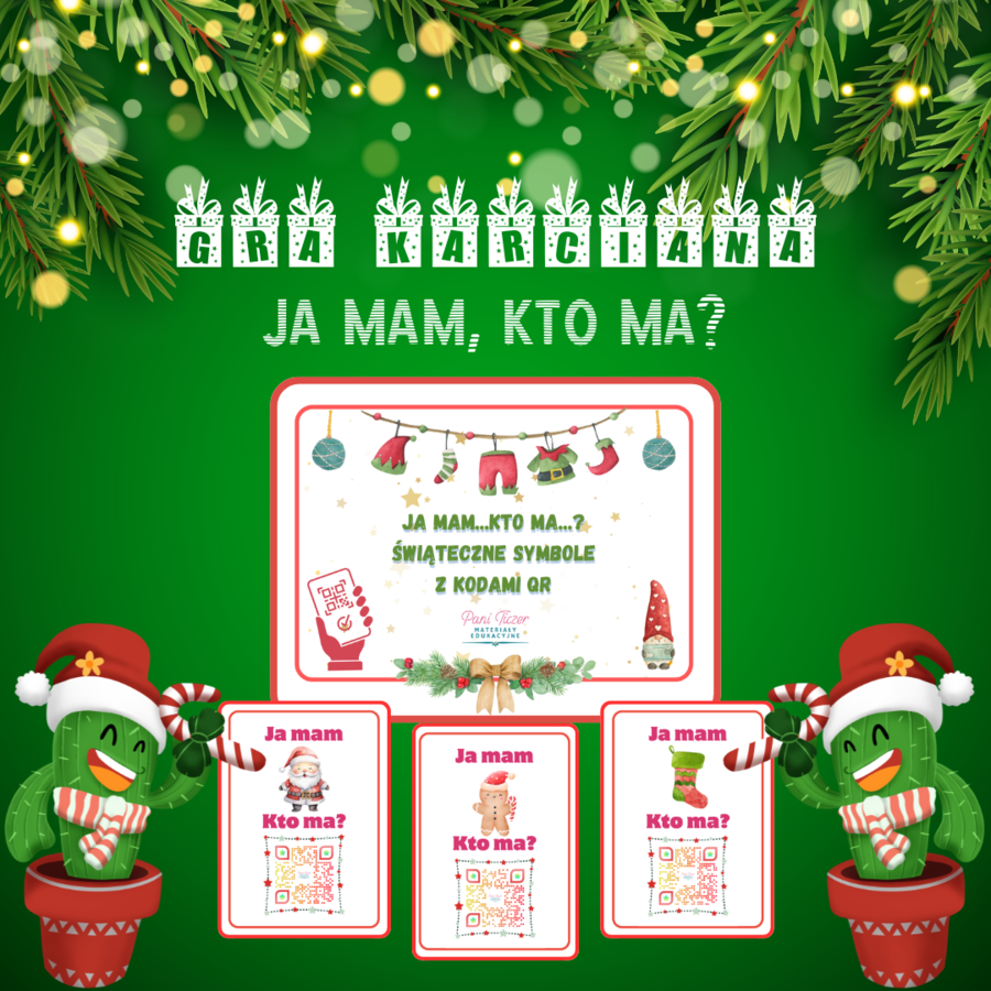 Świąteczna gra JA MAM…KTO MA…? z kodami QR!
