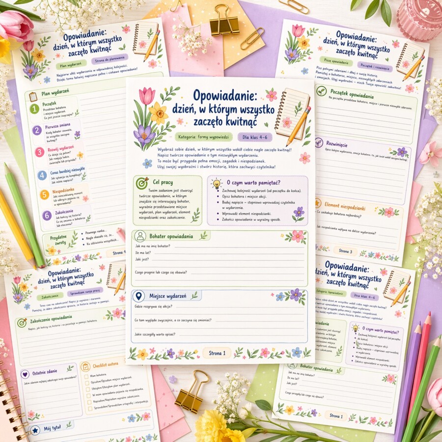 Opowiadanie: dzień, w którym wszystko zaczęło kwitnąć