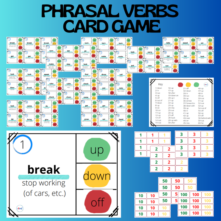 PHRASAL VERBS CARD GAME