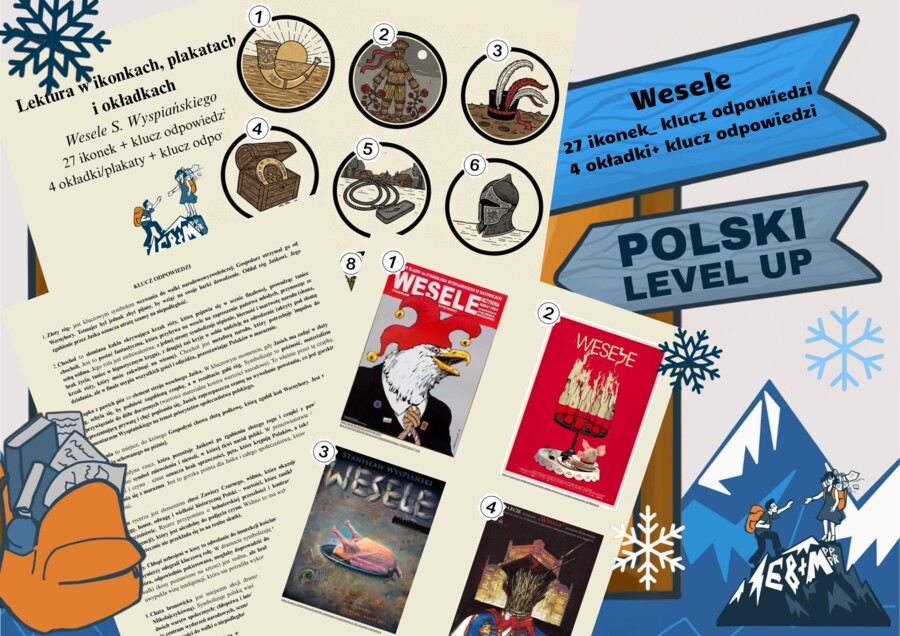 Wesele  w ikonografii (27 ikonek, 4 plakaty+ klucz odpowiedzi)_Polski Level Up