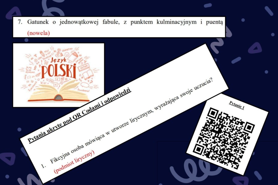 Rodzaje literackie. QR Cody