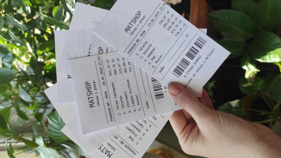 🧾 345 Paragonów  MATSHOP  – matematyka w praktyce (dodawanie ułamków dziesiętnych)