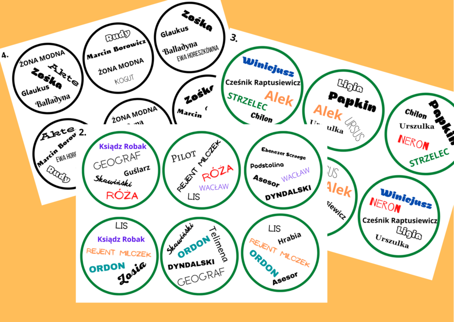 DOOBLE - bohaterowie lektur z kl.7-8