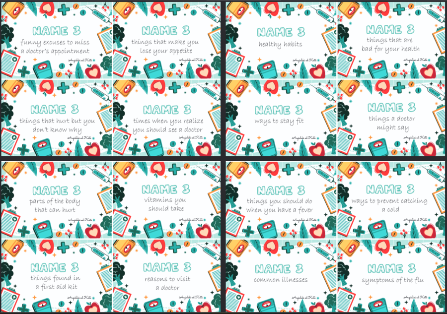 Health (Zdrowie) gra Name 3 /56 kart