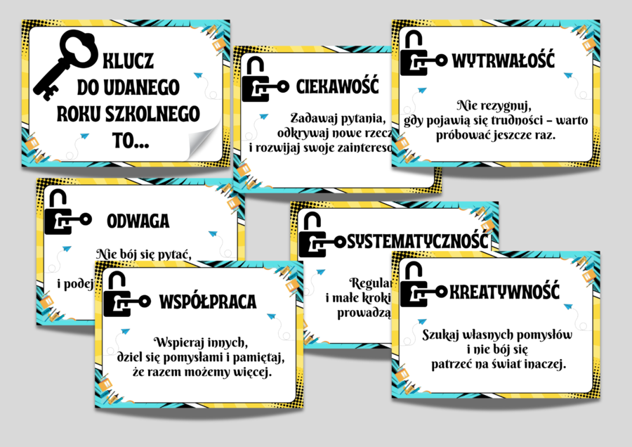 Klucz do udanego roku szkolnego to...