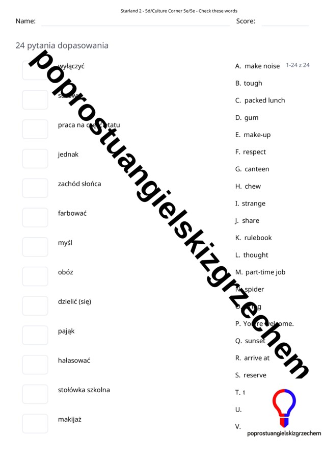 Starland 2 – Module 5 – testy